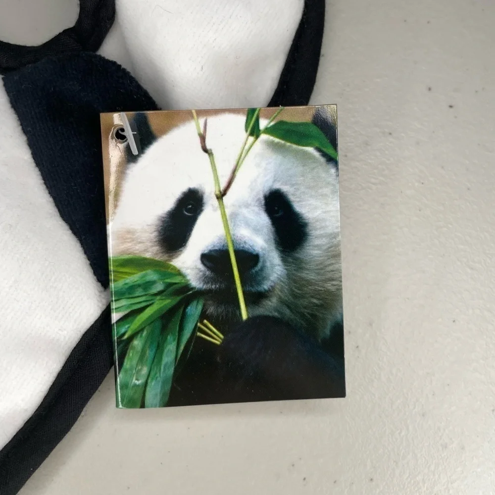 Baby Bib Panda Smithsonian National Zoological Park AURORA WORLD Bib Baby 🆕 BIB